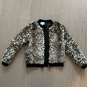 Anthropologie Leopard Print Jacket